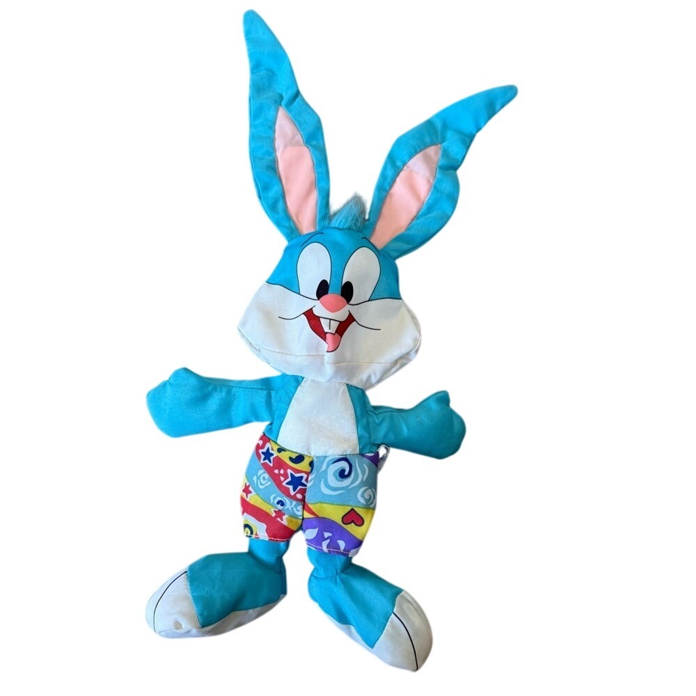 1991 TINY TOON WATER PALS BUSTER BUNNY PLUSH‎ TOY PLAYSKOOL Vintage